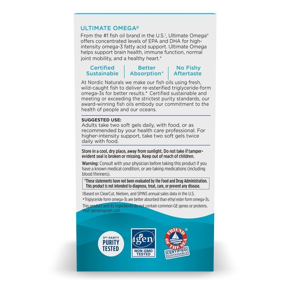 Nordic Naturals Ultimate Omega Softgels 210