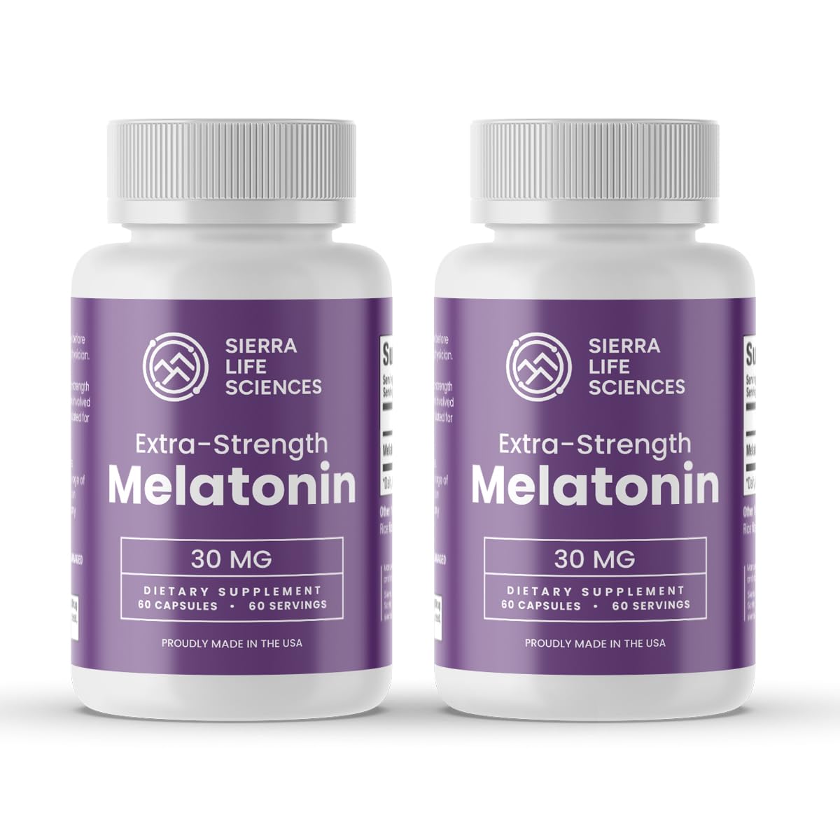 SIERRA LIFE SCIENCES Melatonin 30mg High Dose Extra Strength 120 Capsules
