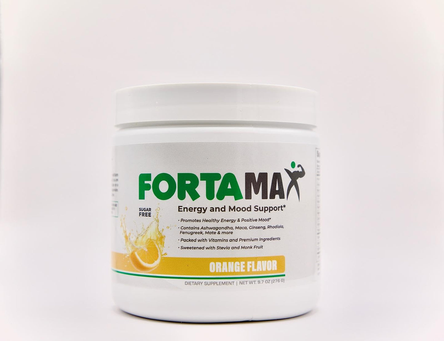 FortaMax Energy and Mood Support Powder, 9.7 Ounces