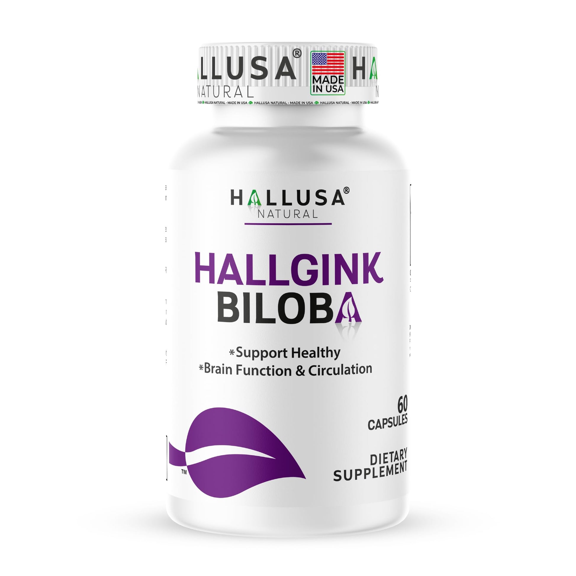 Ginkgo Biloba 24% 120 mg Capsules, 60 Count