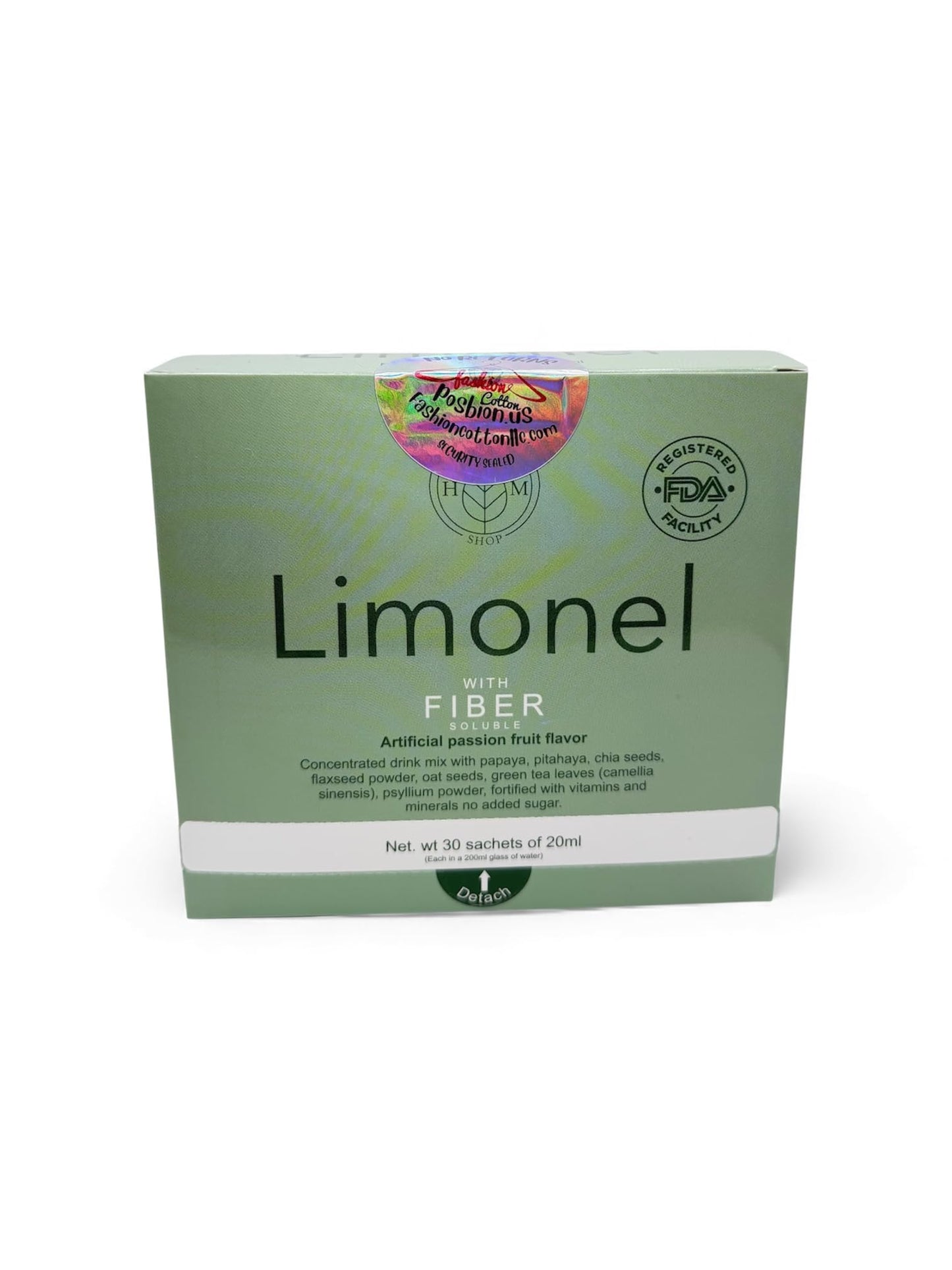 FASHIONCOTTONLLC Limonel Liquid Fiber Capsule 30 Count