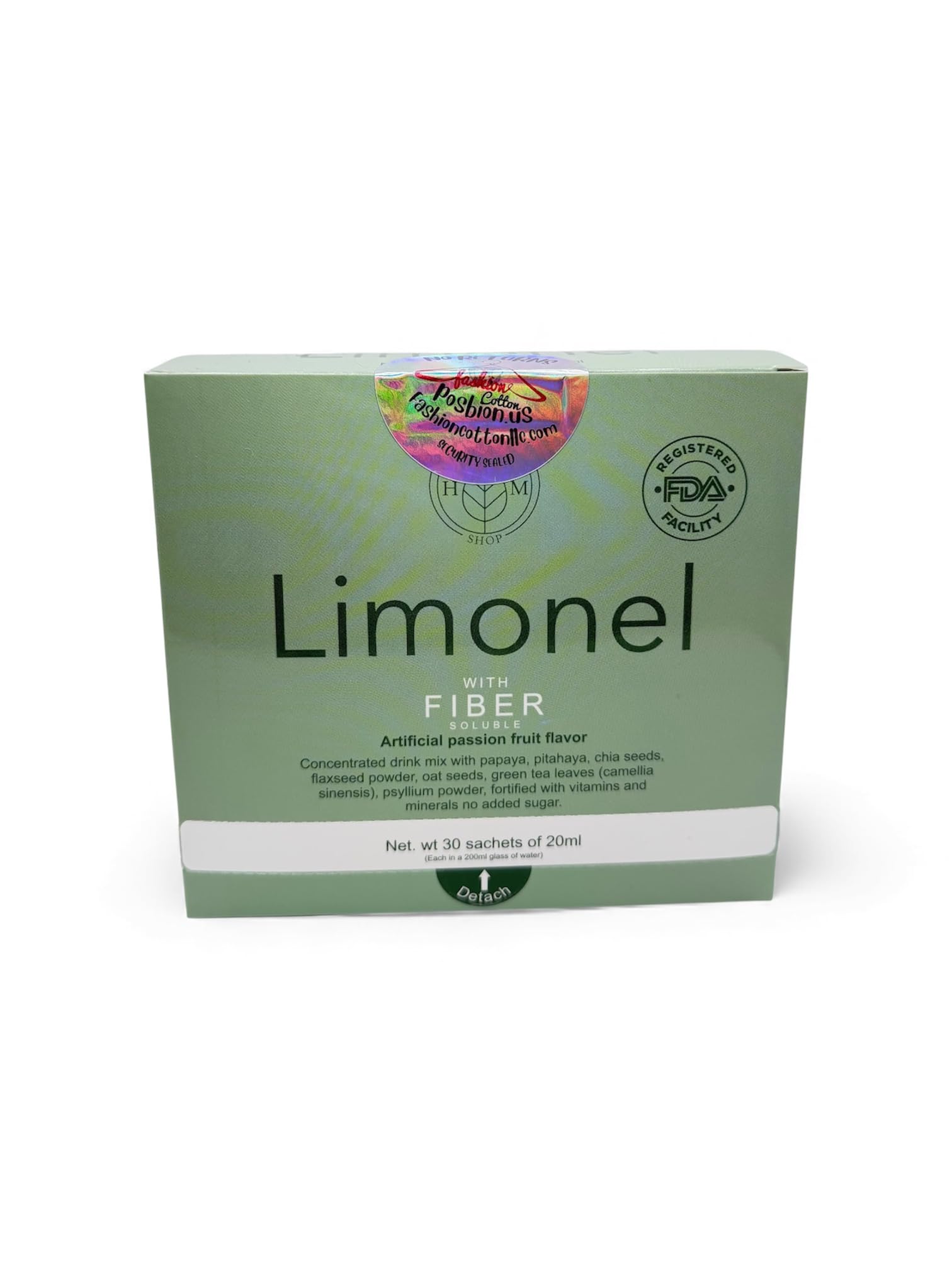 FASHIONCOTTONLLC Limonel Liquid Fiber Capsule 30 Count
