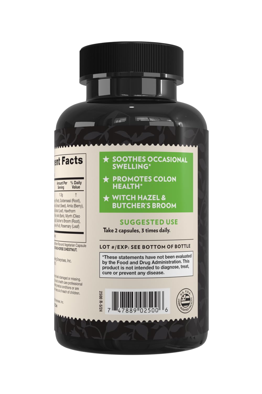 Crystal Star Hemr-Ez Relief Vegetarian Capsules 90 Count