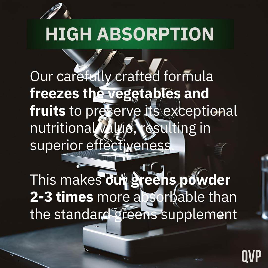 QVP Greens Superfood Powder 2.0 Pack of 50