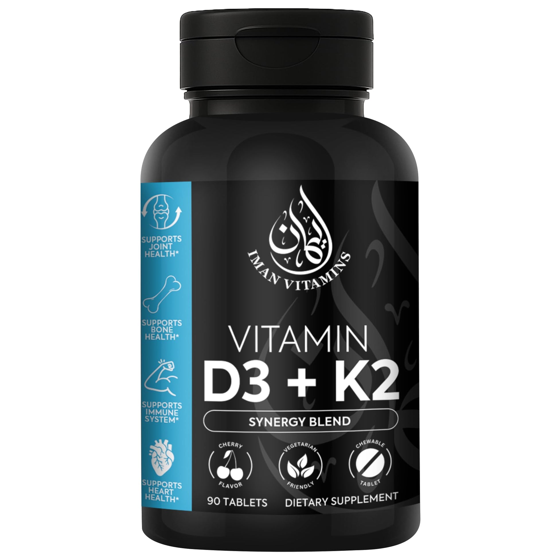 Iman Vitamins Vitamin D3 with K2 Tablet, 90 Count