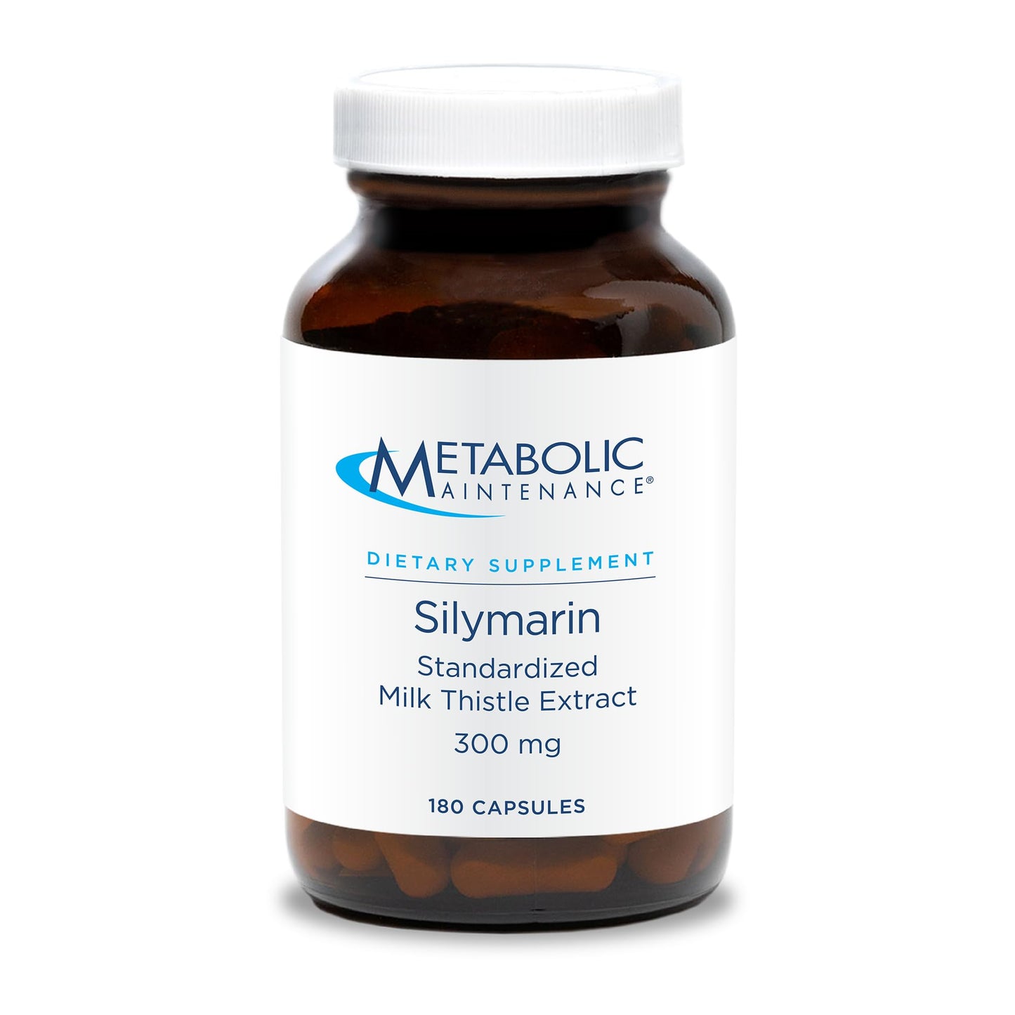 Metabolic Maintenance Silymarin 300 mg Milk Thistle Capsules 180 Count