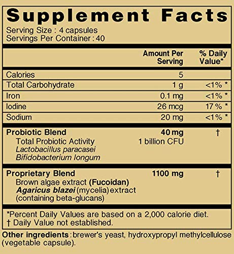 NatureMedic Fucoidan 3-Plus Brown Seaweed Immunity Supplement with Three Types of High Purity Fucoidan Organic Mekabu Fucus Mozuku Made in Japan Vegetable Capsule 3520 Capsules