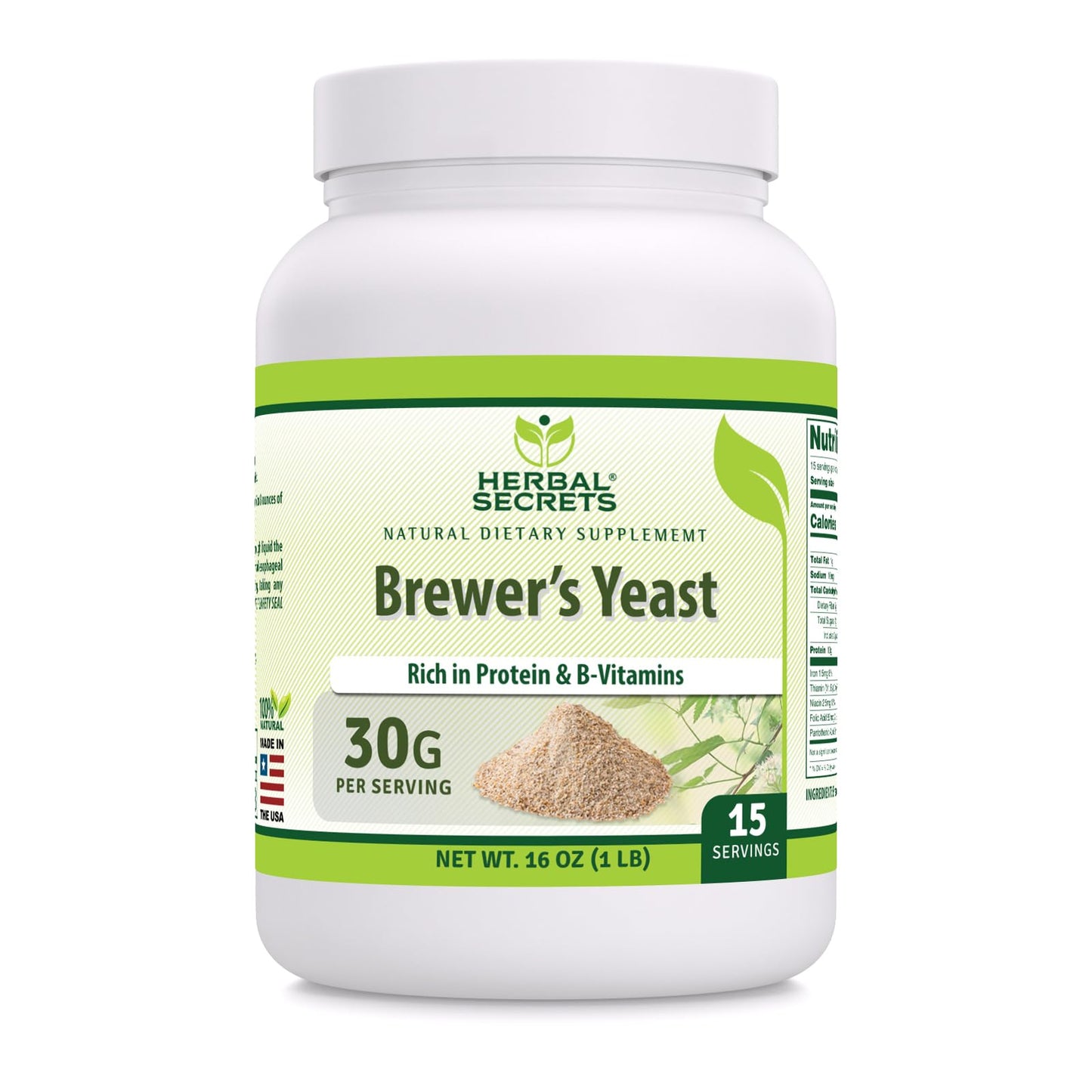 Herbal Secrets Brewer's Yeast Powder 16 oz