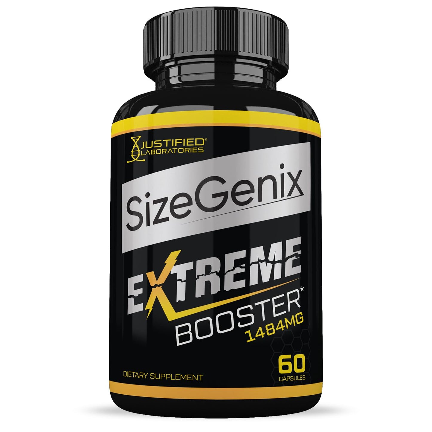 Justified Laboratories Sizegenix Men’s Health Supplement 1484mg 120 Capsules