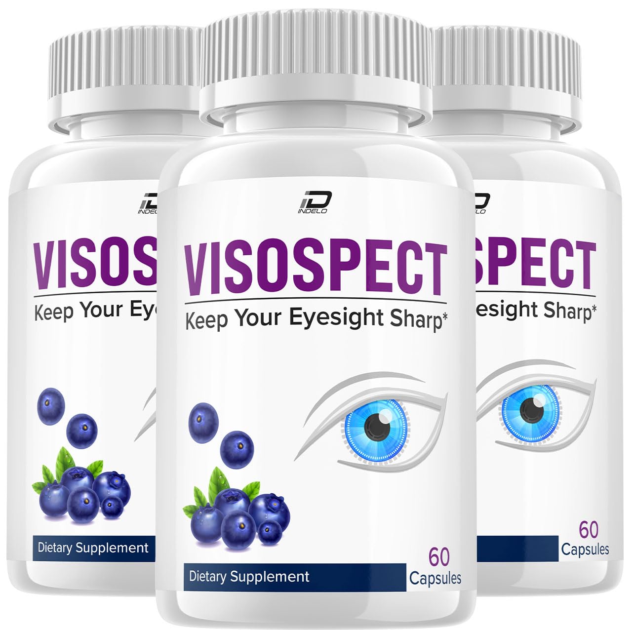 Indelo Visospect Plus Eye Support Supplement 180 Capsules