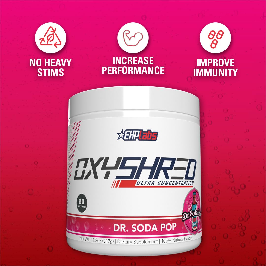 EHP Labs OxyShred Thermogenic Fat Burner - Pre-Workout Powder 11.2