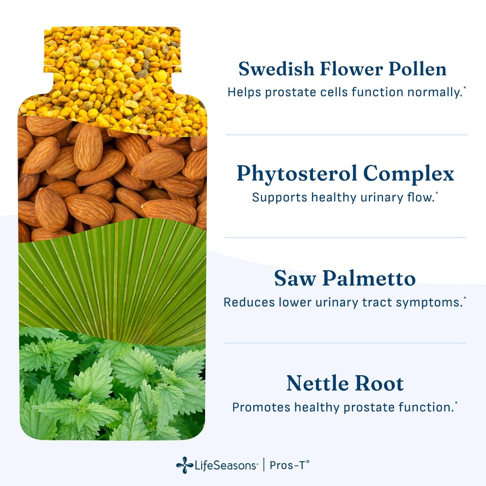 LifeSeasons Pros-T Prostate Support Supplement 60 Softgels