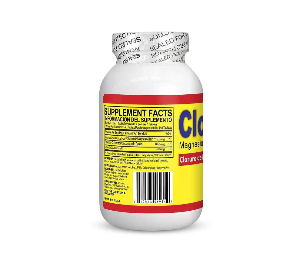 Cloru-Mag Plus Magnesium Chloride 140 Tablets