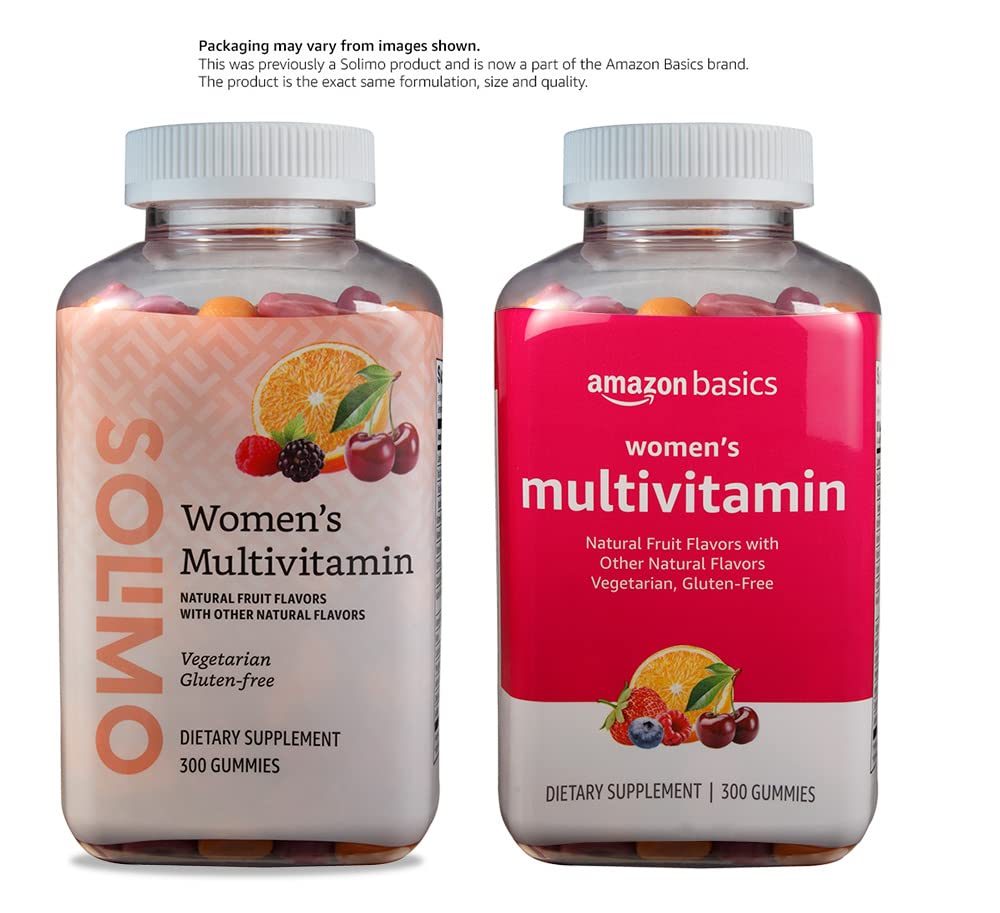 Amazon Basics Women's Multivitamin Gummy, 300 Count