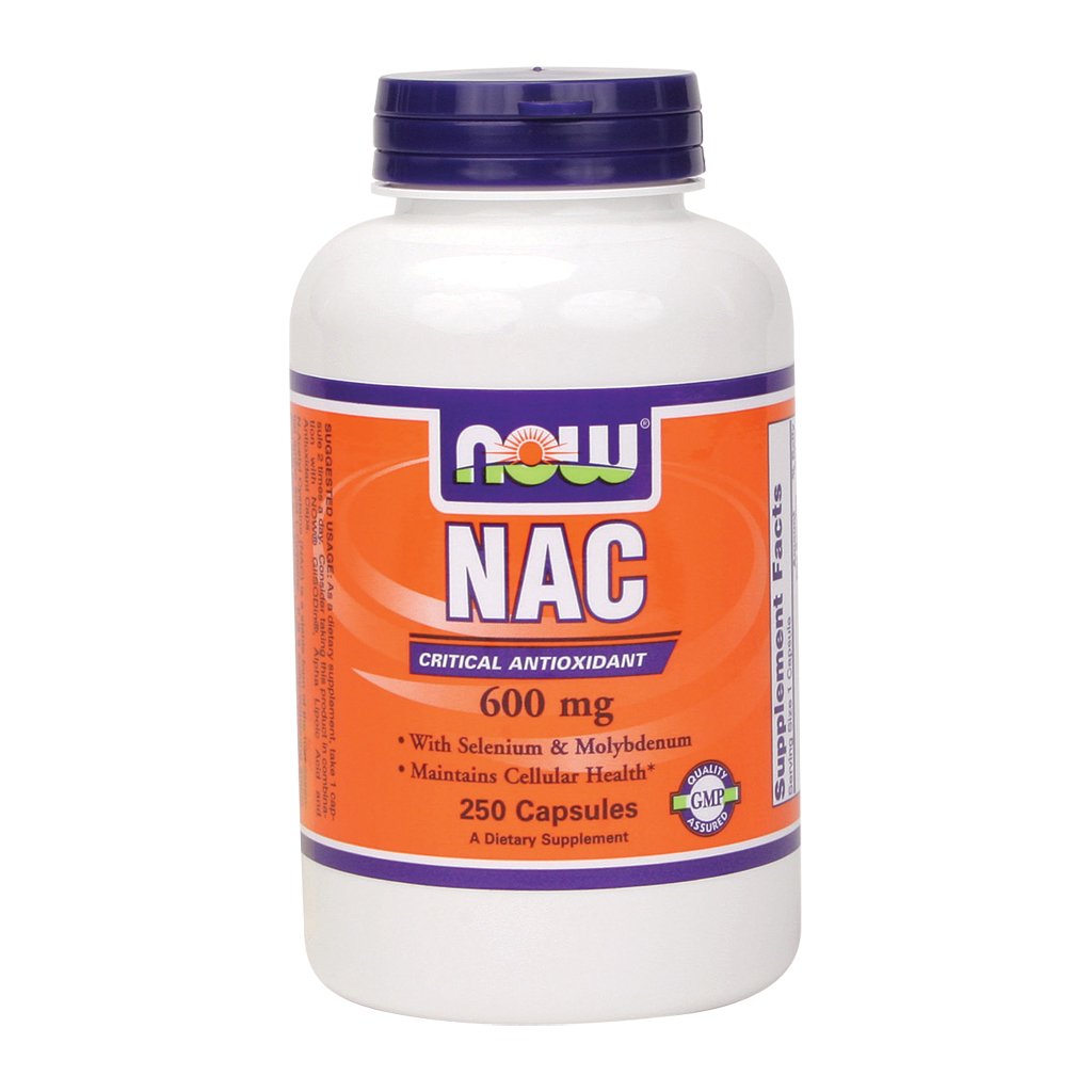 NOW Foods NAC 600 mg Capsule 1500 Capsules