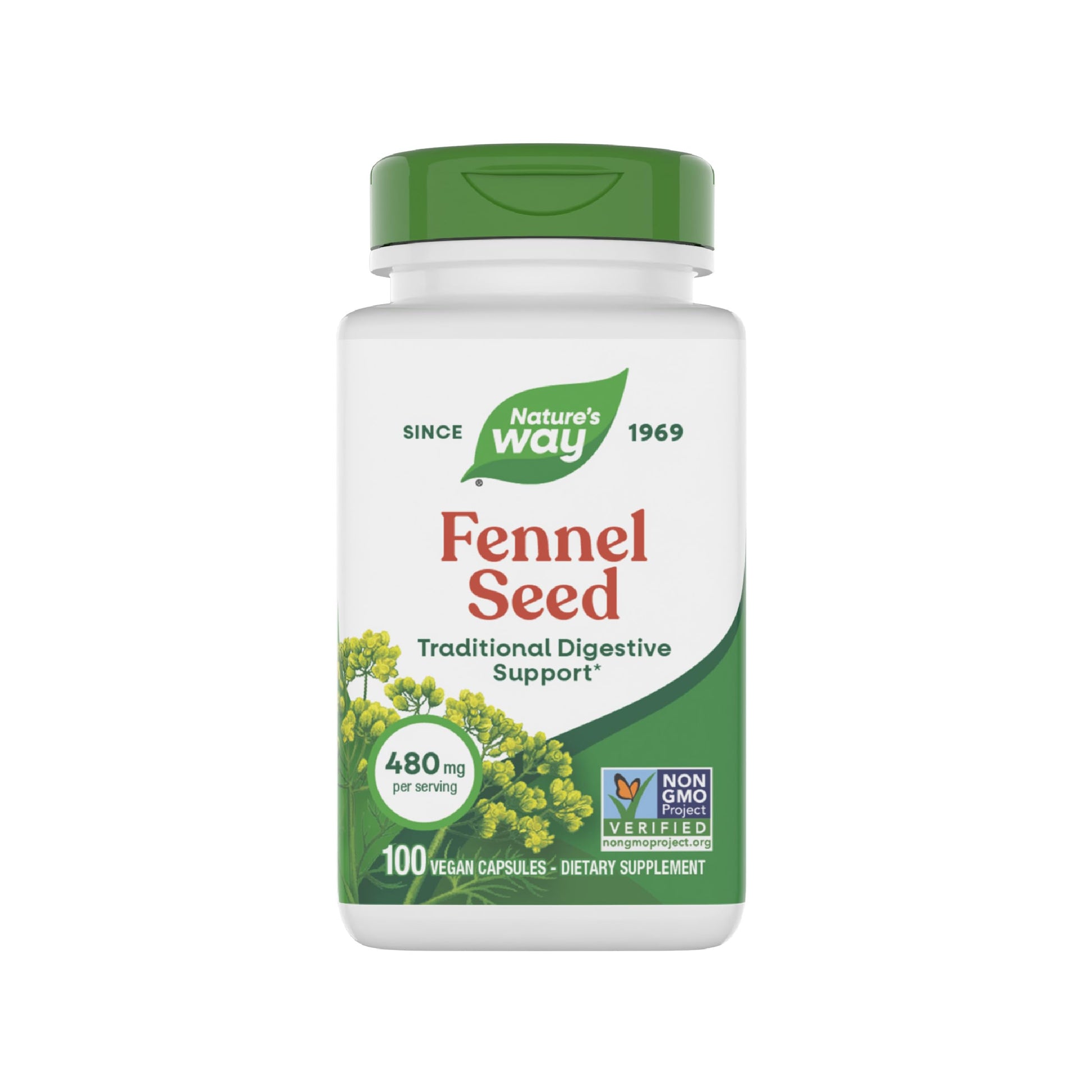 Nature's Way Fennel Seed Capsules, 100 Count