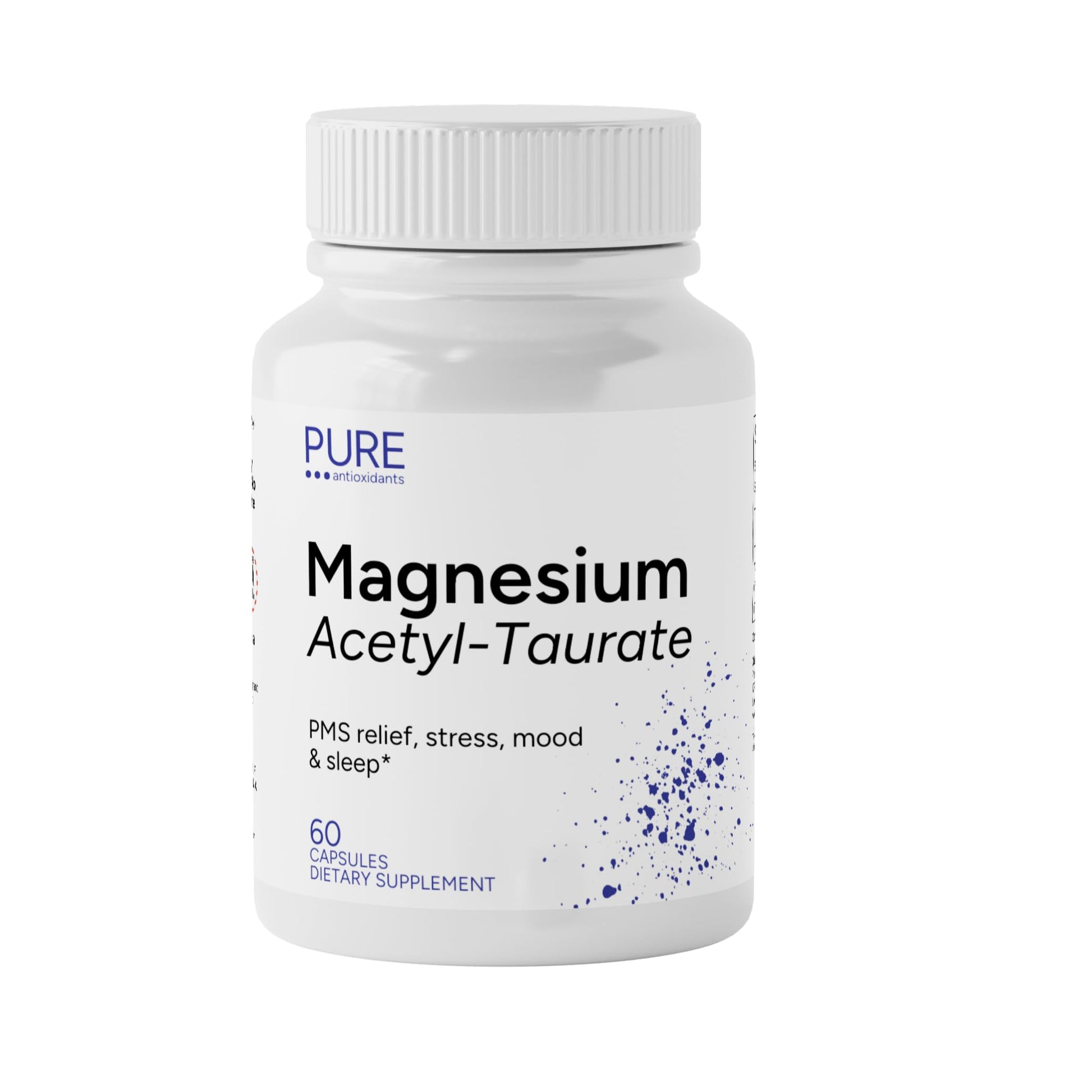 Pure Antioxidants Magnesium Acetyl Taurate 700mg Capsule, 60 Capsules