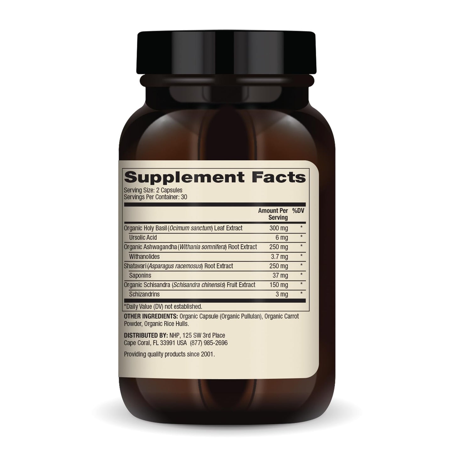 Dr. Mercola Herbal Adrenal Support Capsule 60 Count
