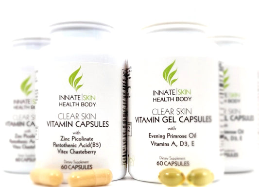 Innate Skin Clear Skin Acne Vitamin System Capsules, 240 Total Capsules
