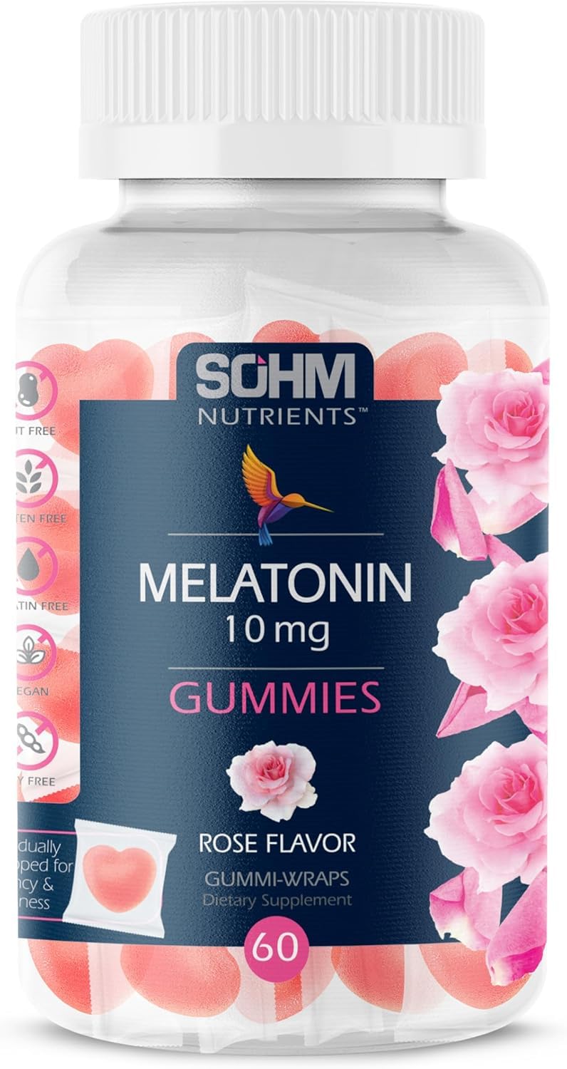 SOHM ADDS LIFE TO LIVES Melatonin Gummies 10 mg, 60 Count