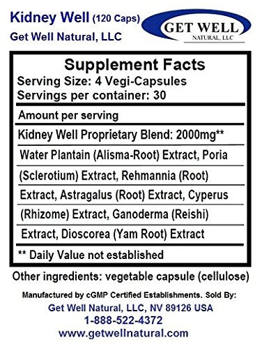 Get Well Natural Kidney Well II Capsule 2 Pack