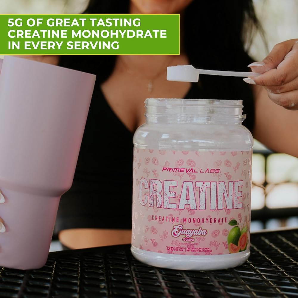 Primeval Labs Clean Creatine Monohydrate Powder, 120 Servings