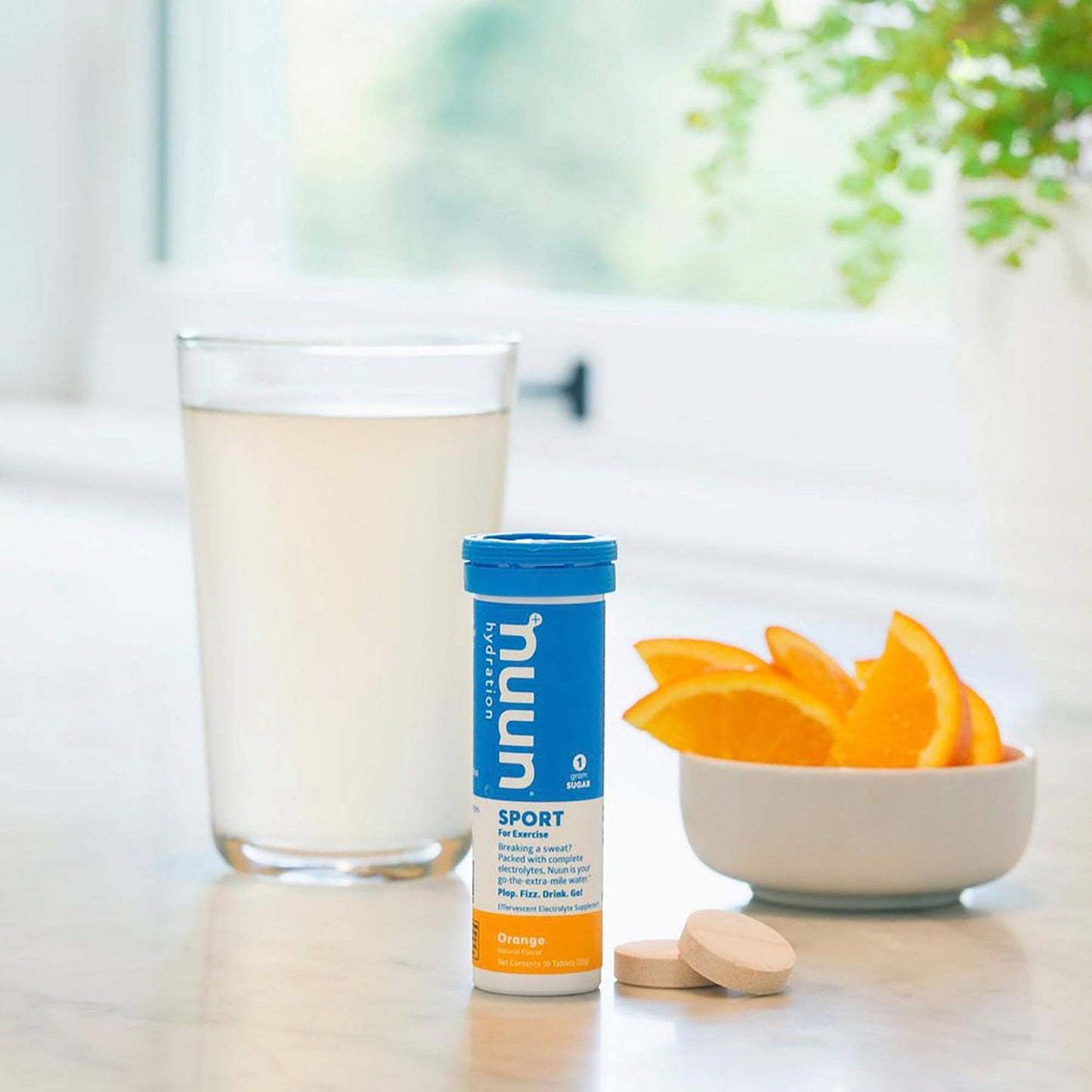 Nuun Sport Orange Electrolyte Enhanced Drink Tablets, 30 Tablets