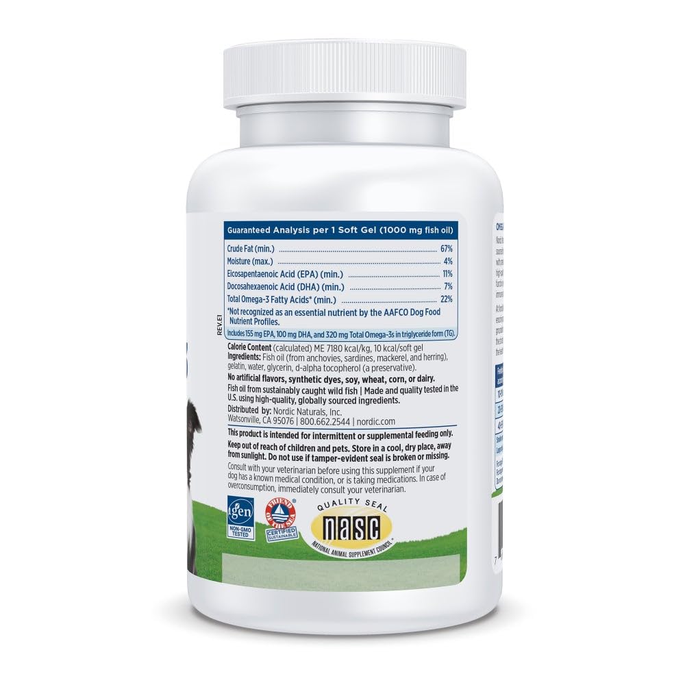 Nordic Naturals Omega-3 Pet Soft Gels 90 Count