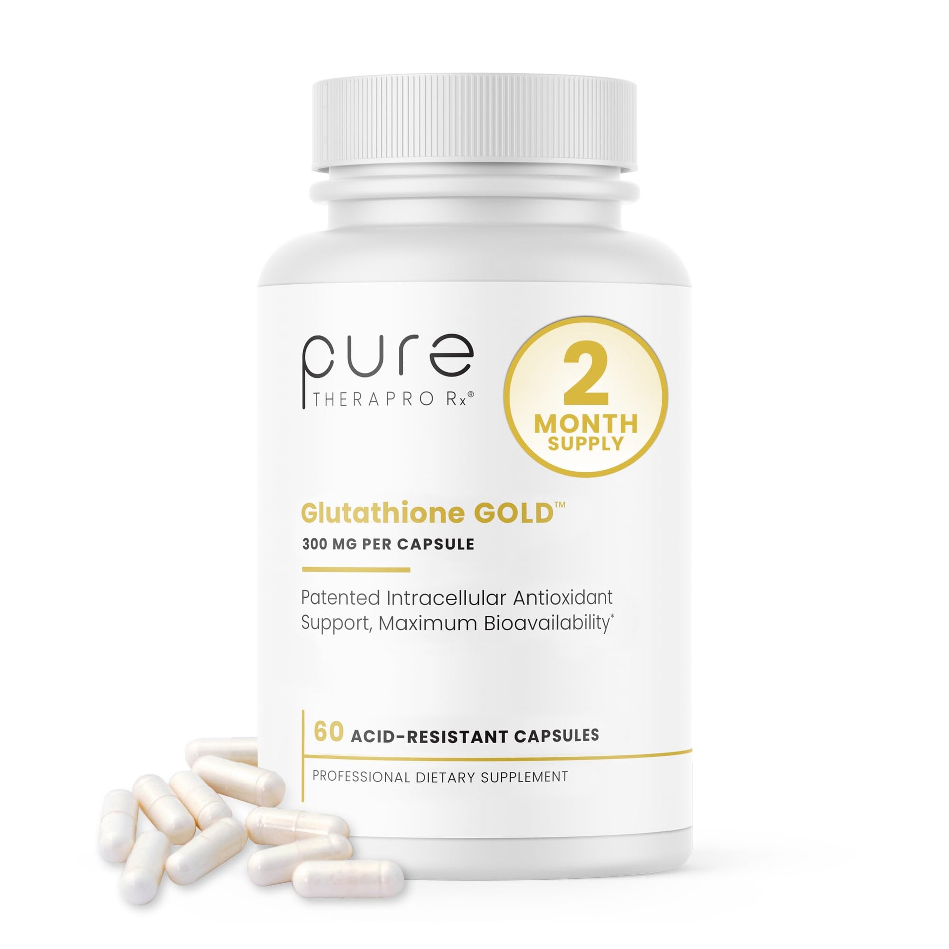Pure Therapro Rx S-Acetyl Glutathione Gold 300mg Capsule, 60 Capsules