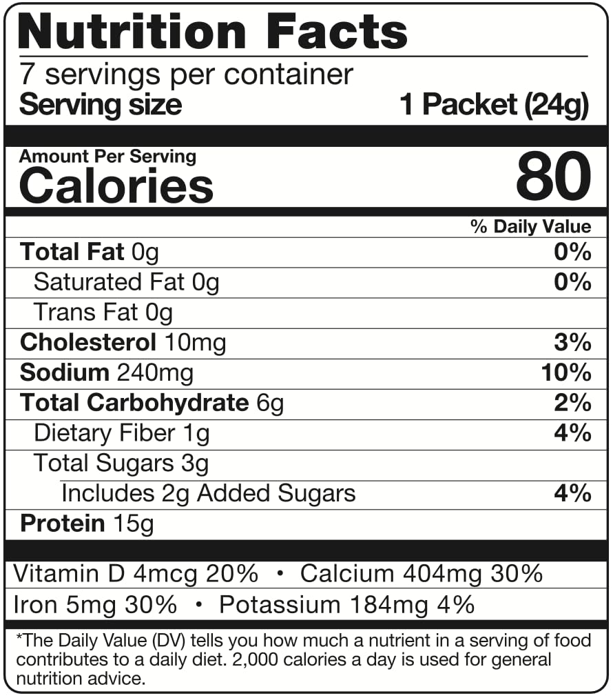 BariatricPal Protein Shake or Pudding - Vanilla Powder, 6-Pack