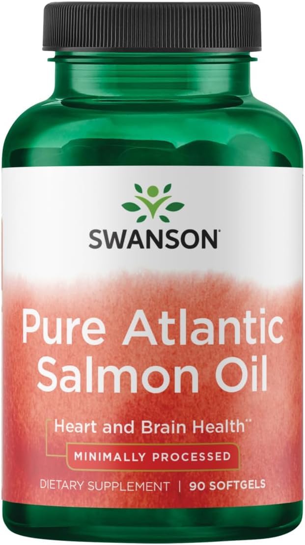 Swanson Virgin Salmon Oil 1050 mg Softgel, 90 Count