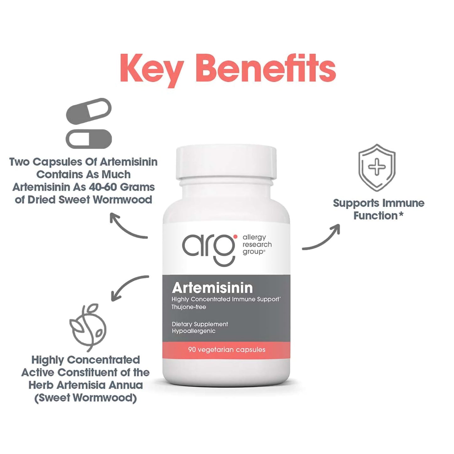 Allergy Research Group Artemisinin Capsule, 90 Capsules