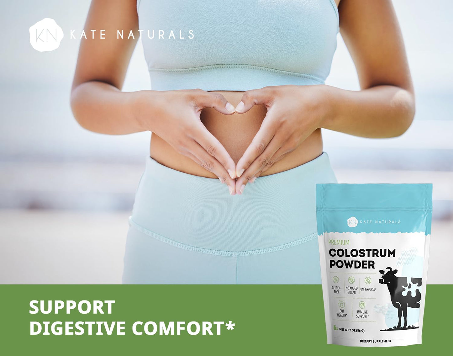 Kate Naturals Colostrum Powder Supplement 2 oz
