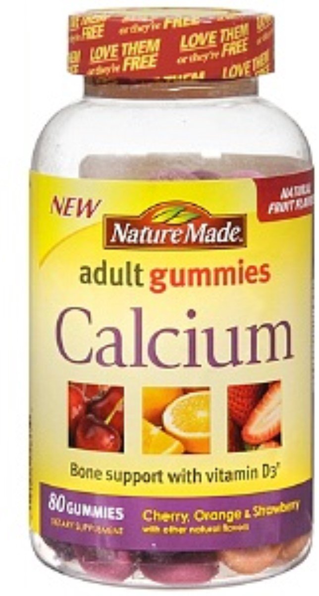 Nature Made Calcium Adult Gummies 360 Gummies