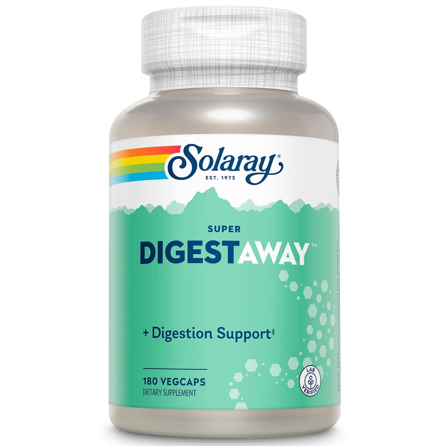 SOLARAY Super Digestaway Digestive Enzymes Capsules, 180