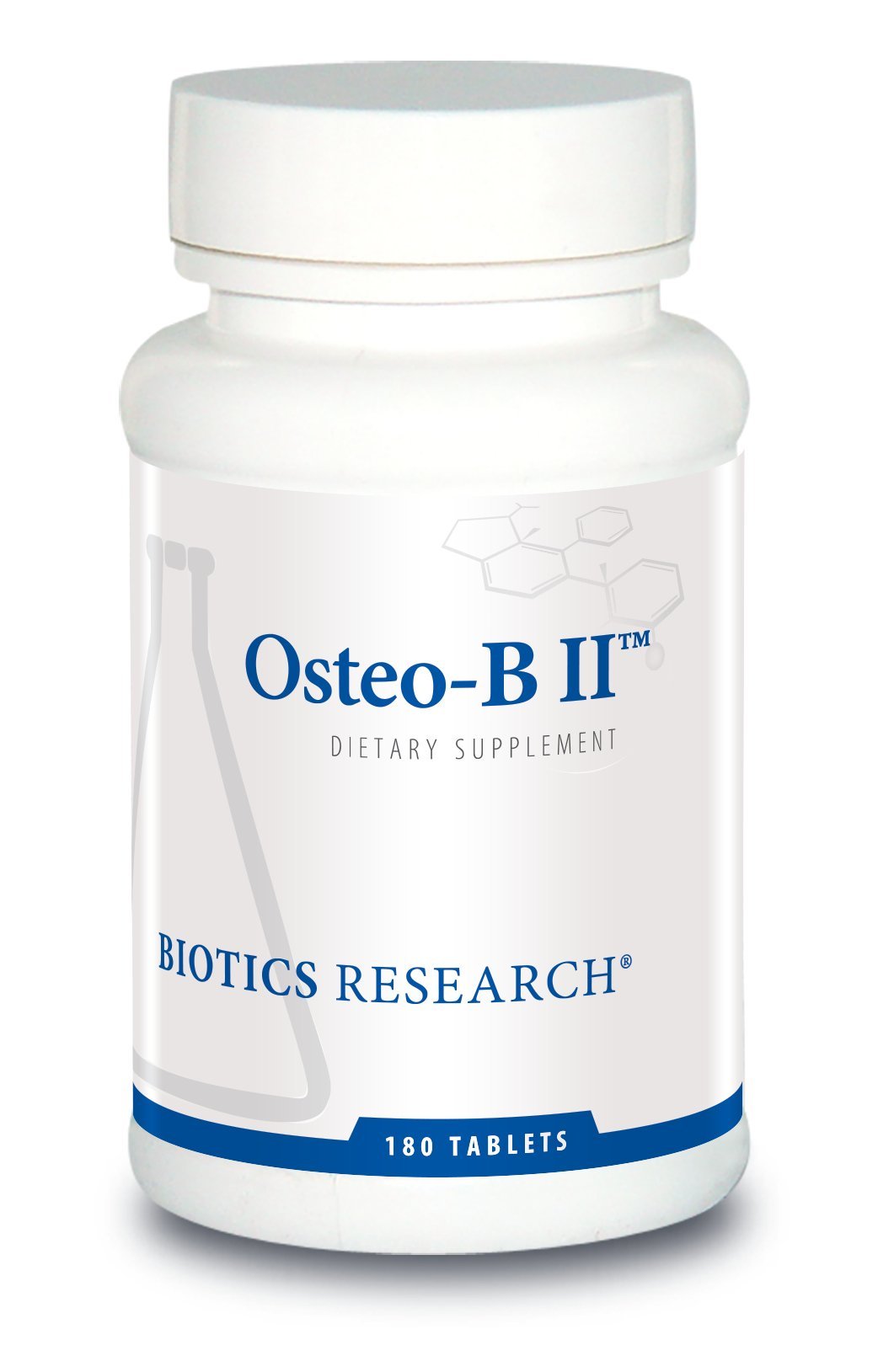 BIOTICS RESEARCH Osteo B II Optimal Bone Health Support CaMg Easy to Swallow 180 Tablets