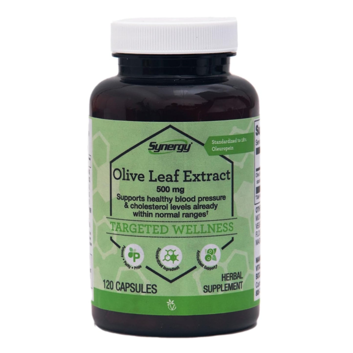 Vitacost Synergy Olive Leaf Extract 500 mg Capsules, 120 Capsules
