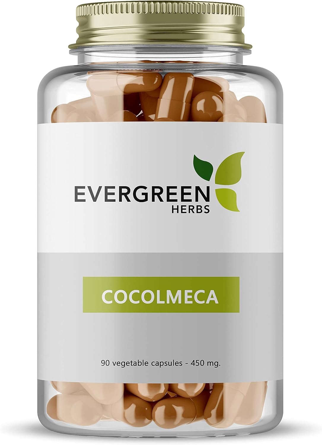Evergreen Herbs Cocolmeca Capsules - 450 mg, 90 Capsules