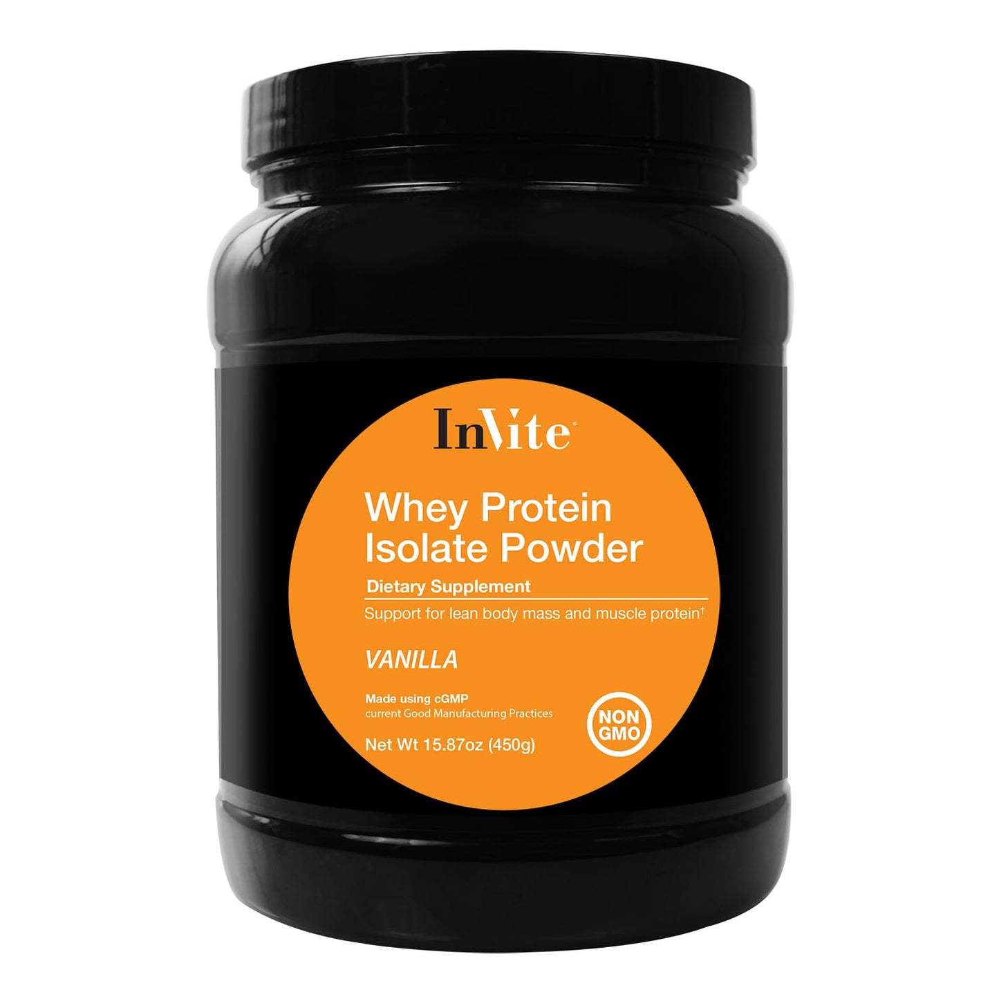 Invite Health Vanilla Whey Protein Powder, 15.87 Ounce