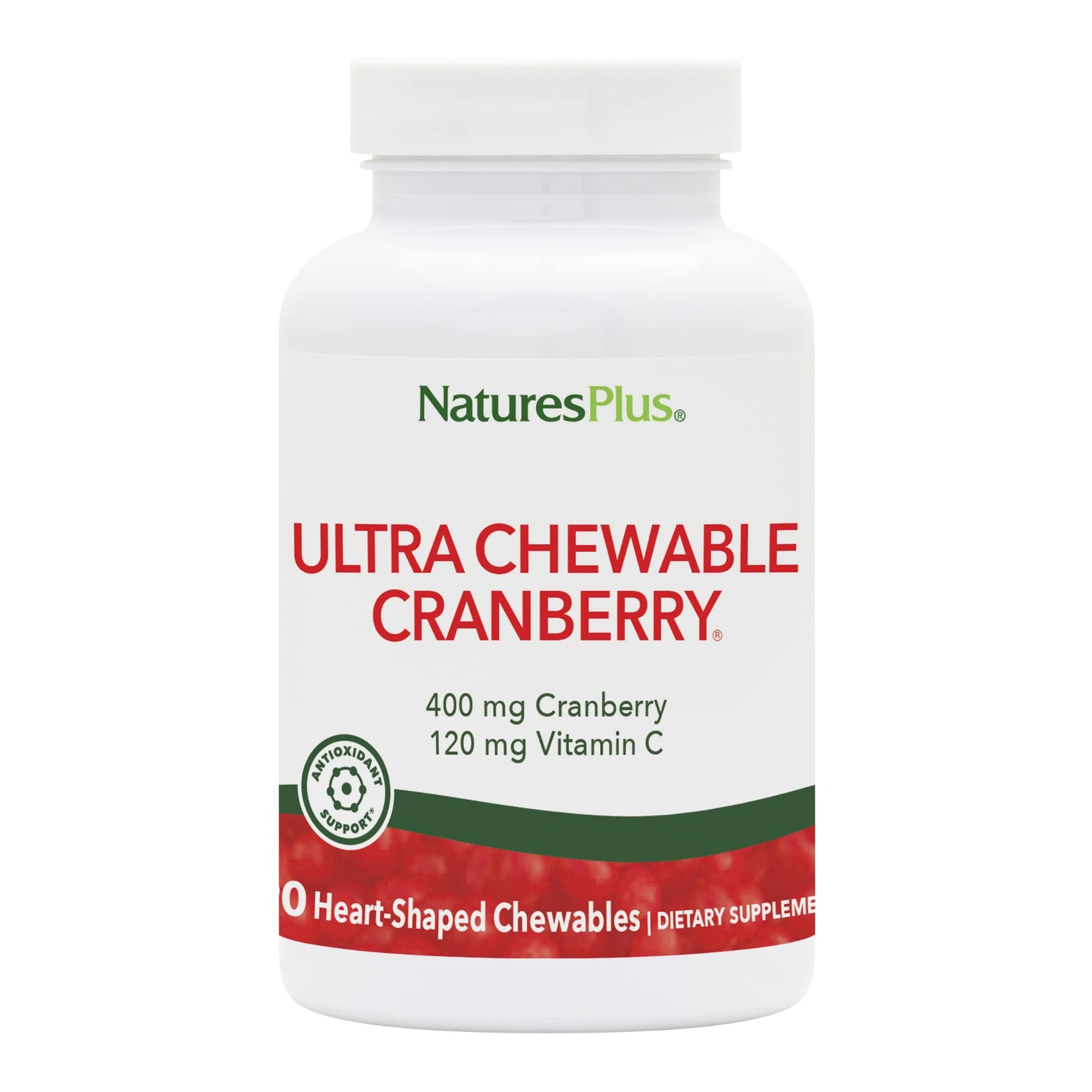 NaturesPlus Ultra Chewable Cranberry Tablets 90