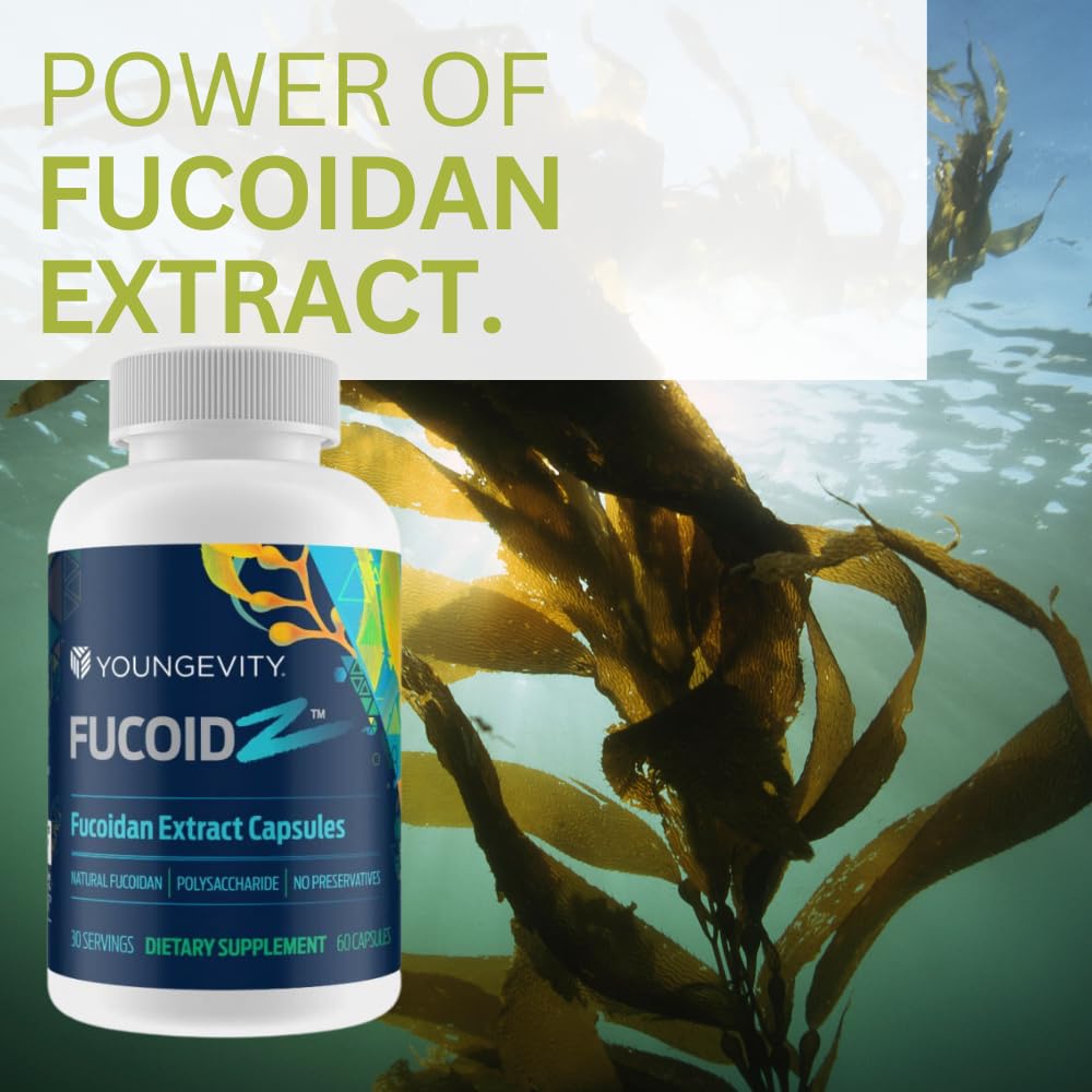 Youngevity FucoidZ Organic Fucoidan Extract Immune Support, 60 Capsules