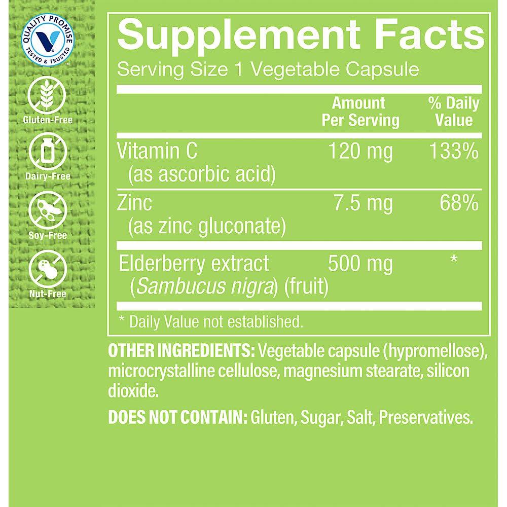 The Vitamin Shoppe Zinc - Immune Support, Skin Health & Antioxidant Protection, Essential Mineral 90 Capsules