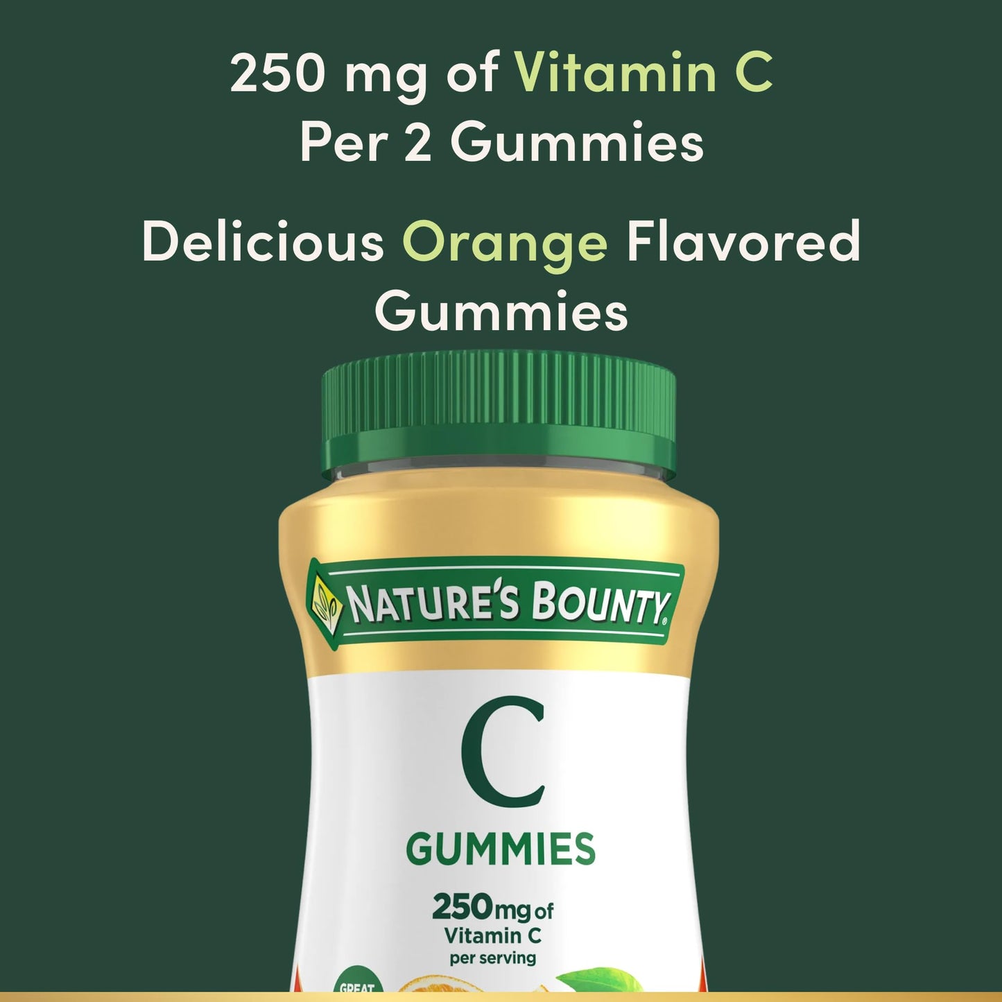 Nature's Bounty Vitamin C Gummies Orange 80 Count
