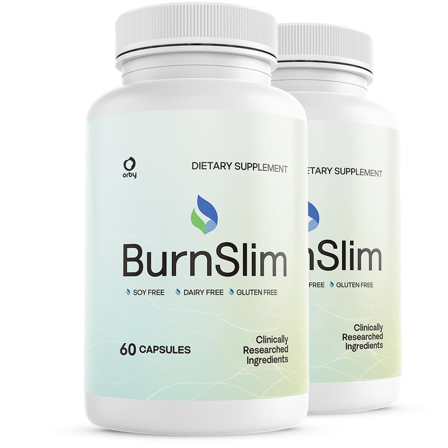Orby BurnSlim Daily Botanical Supplement with Olive Leaf, Moringa & Holy Basil, 120 Capsules