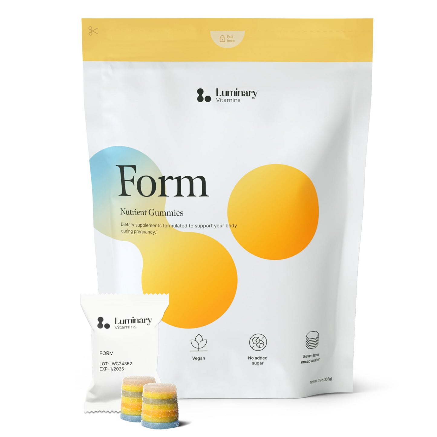 Luminary Vitamins Prenatal Gummies 56 Count