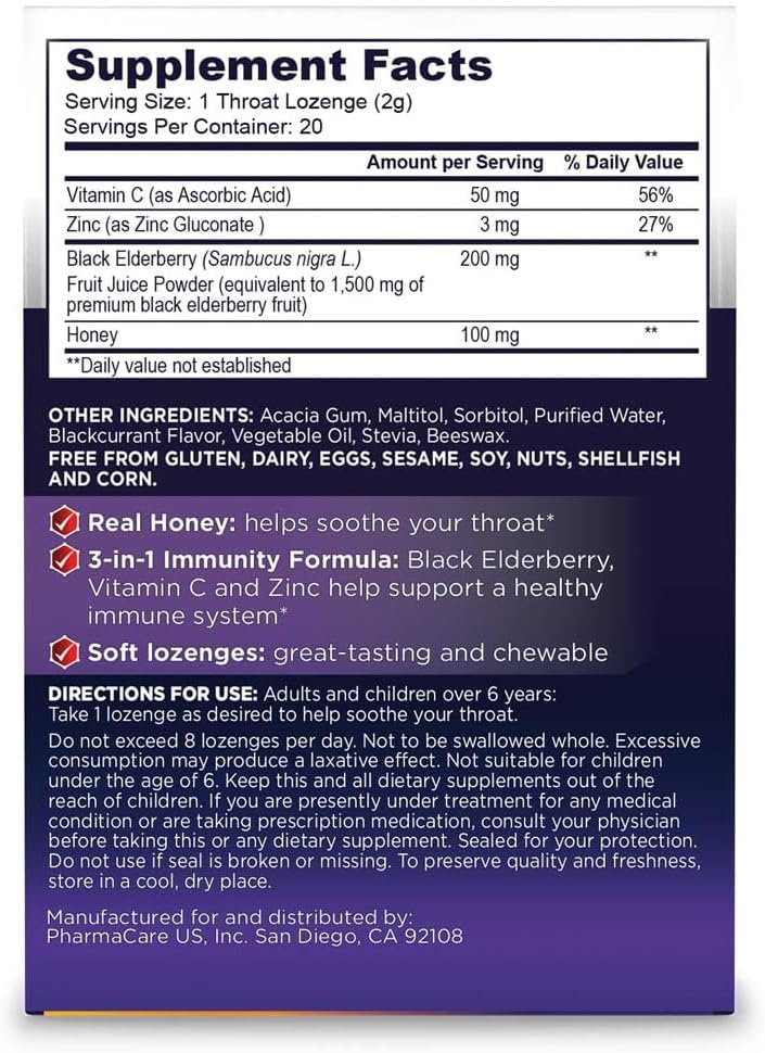 Sambucol Black Elderberry Tablets, 80 Count