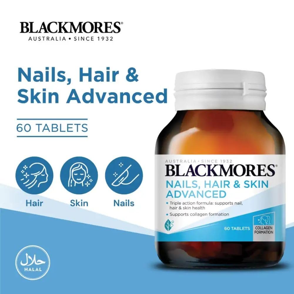 Blackmores Nails Hair and Skin Vitamins for Women 60 Tablets