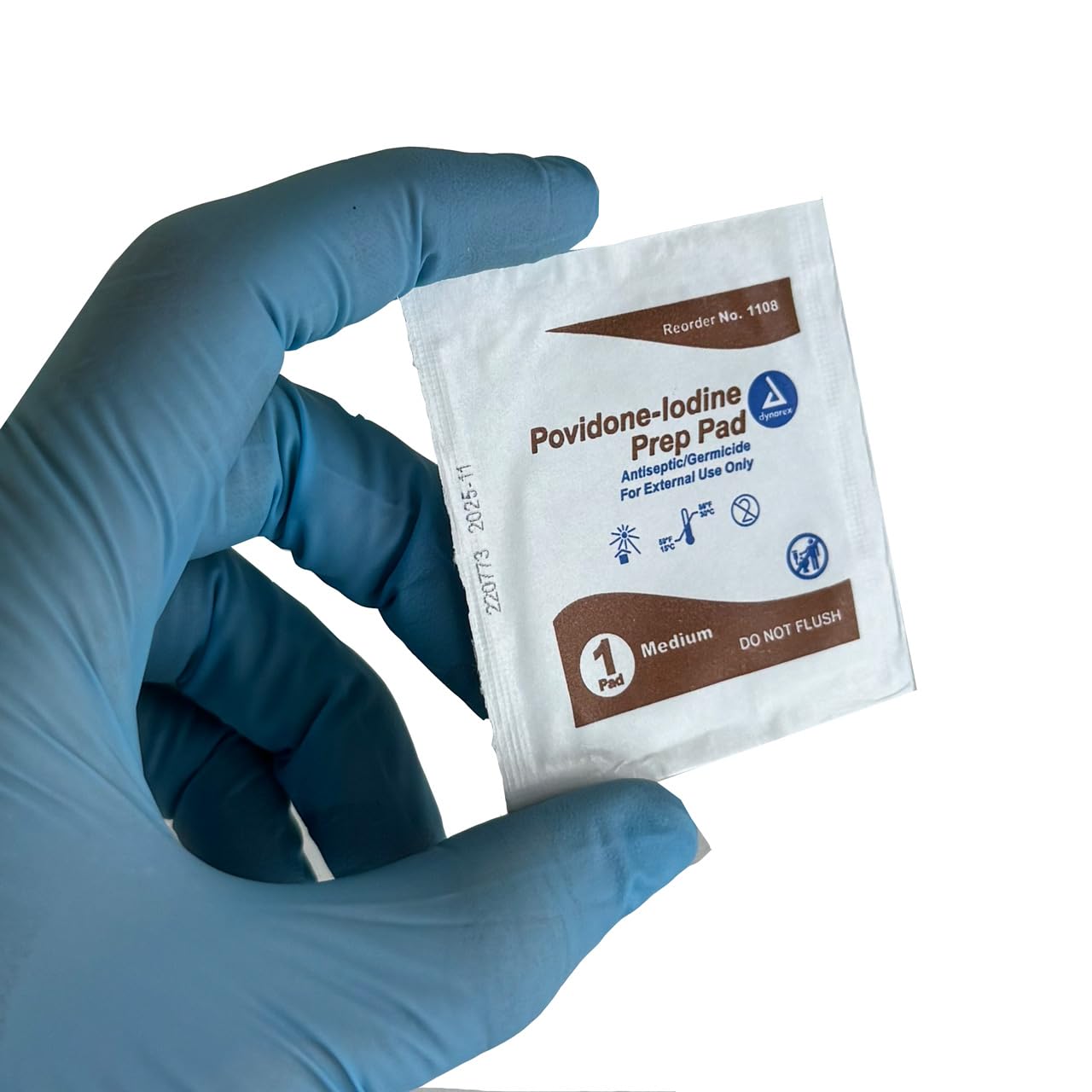 Rescue Essentials Iodine Prep Pads Powder, 10 Count