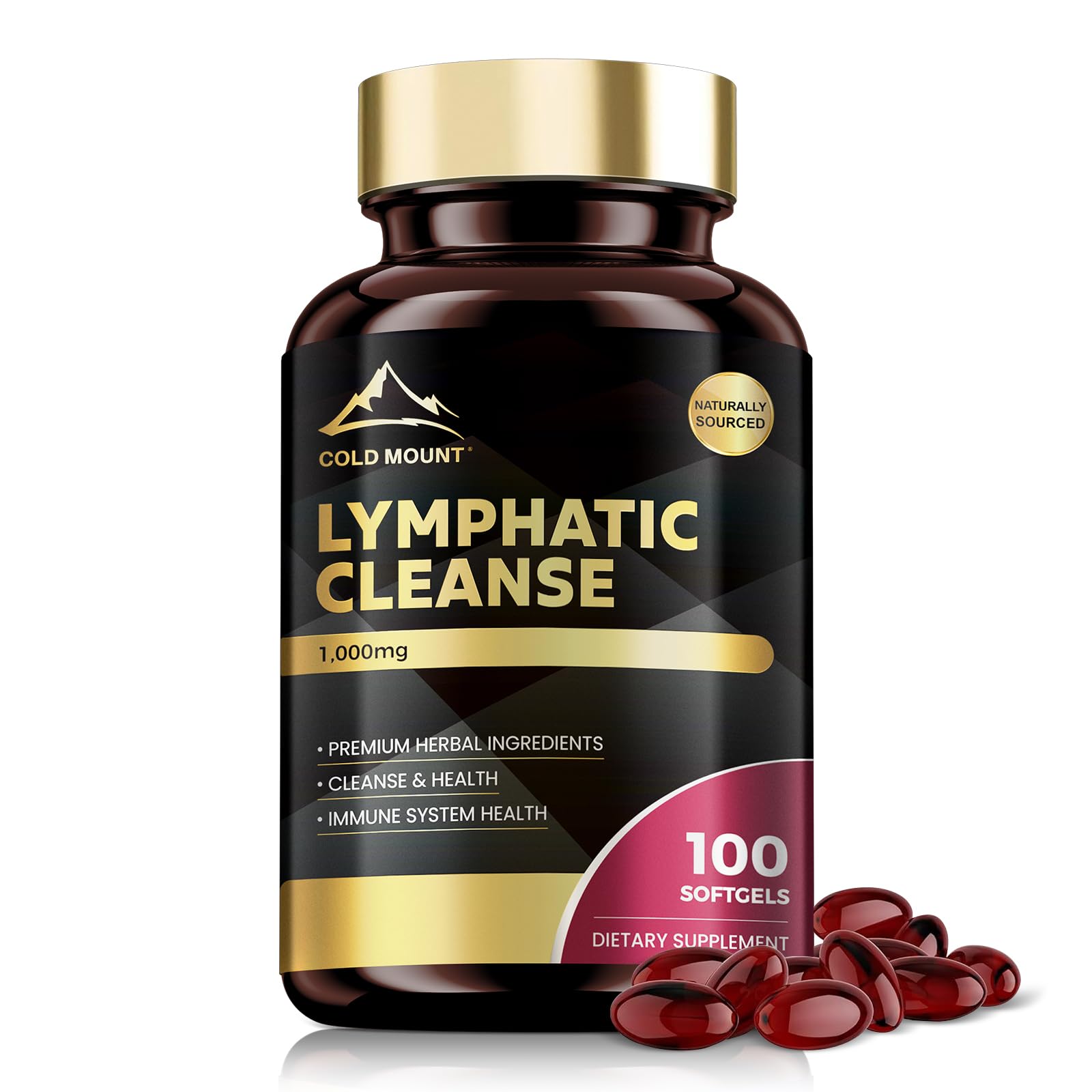 MEGNETA Premium Lymphatic Cleanse Capsule 60 Count
