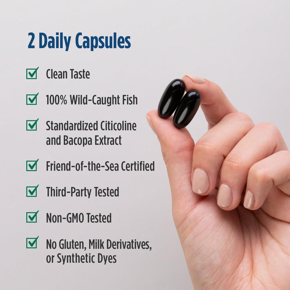 Nordic Naturals Omega Focus Softgels, 60 Count